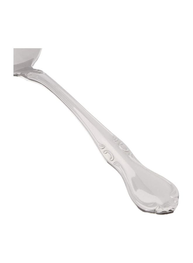 Winco 12-Piece Bouillon Spoon Set Silver 5.9x1.7x0.8inch - Image 2