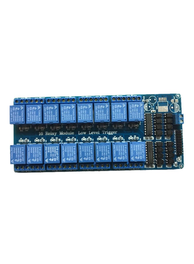 Generic - Relay 16 Channel 5V Module for Arduino UNO MEGA 2560 R3 Raspberry Pi Board Blue - Image 1