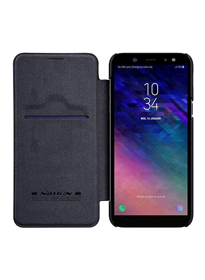 Nillkin - Flip Case Cover For Samsung Galaxy A6 Plus (2018) Black - Image 1
