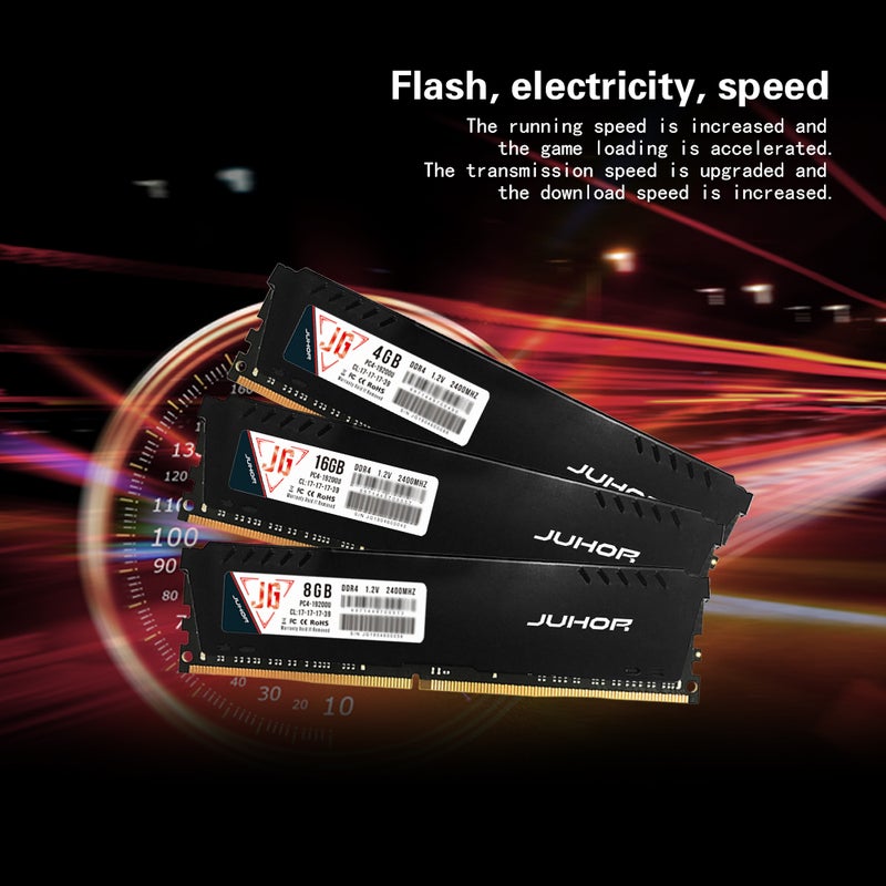 JUHOR - DDR4 RAM Black - Image 1