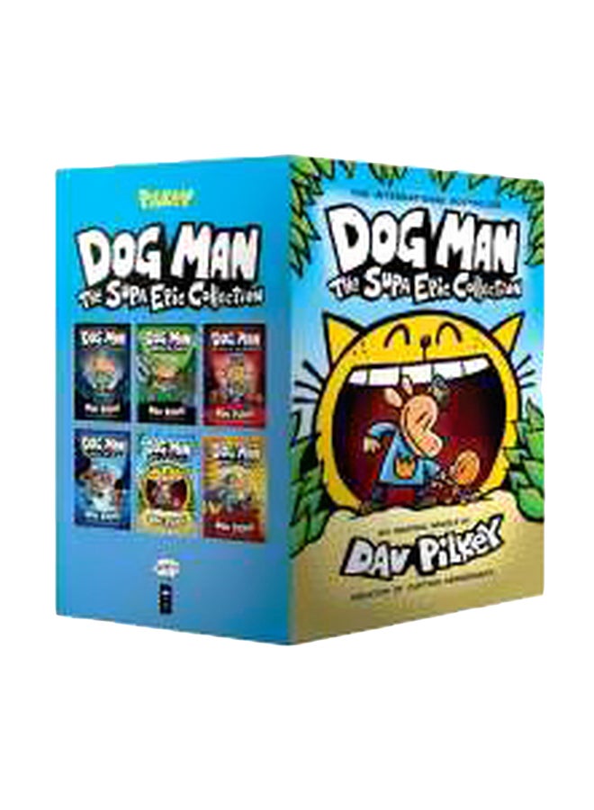 Dog Man The Supa Epic Collection (Set Of 6) Hardcover English by Dav Pilkey - 43711 