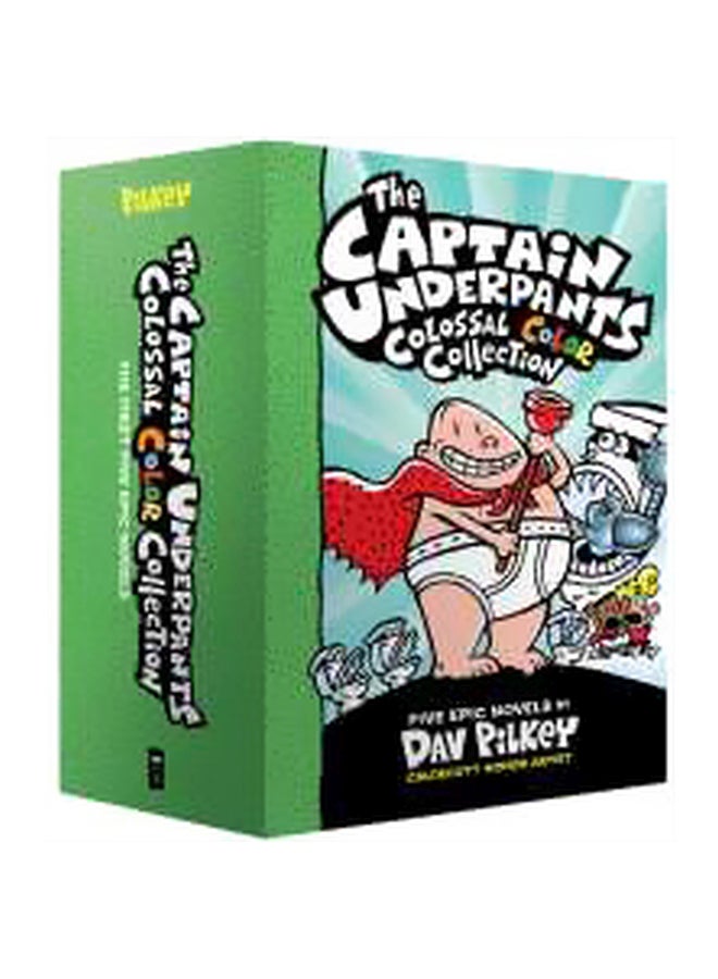 The Captain Underpants Colossal Color Collection (Set Of 5) Hardcover English by Dav Pilkey - 43711 