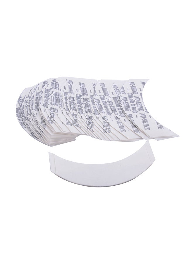Hair Saga - 36-Piece No Shine Strip Set White - Image 1