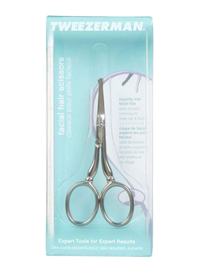 تويزرمان مقص شعر الوجه فضي - Image 1