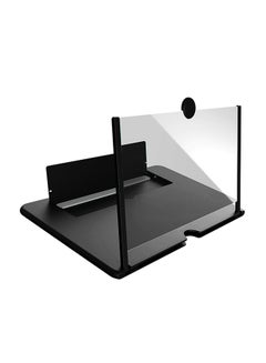 Generic 3D Effect Large Screen Magnifier With Desk Holder Black  - Image 1