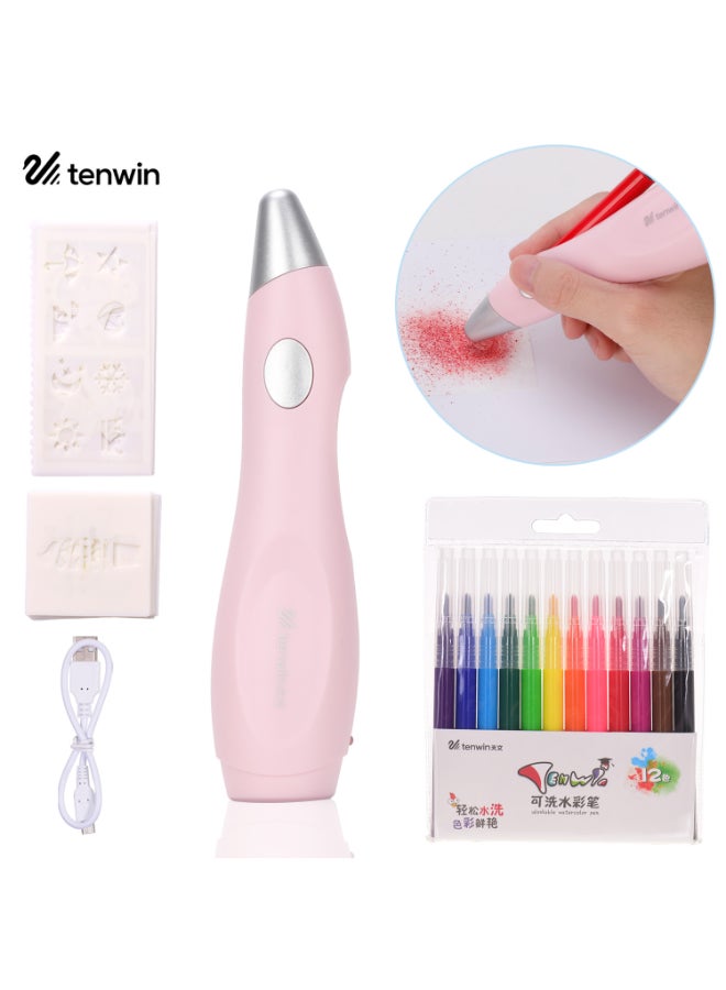 tenwin Electric Water Color Spray Kit Multicolour - Image 2