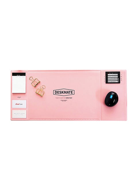 Multifunction Anti-Slip Desk Mouse Pad Pink