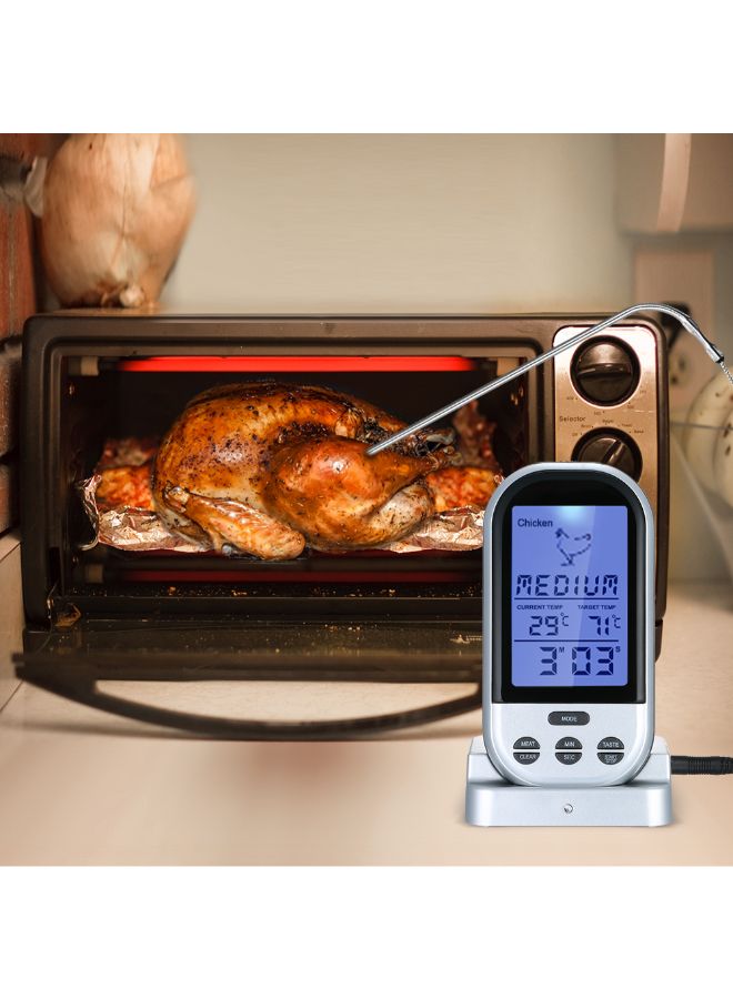 Wireless Meat Thermometer Grey/Black - Image 3