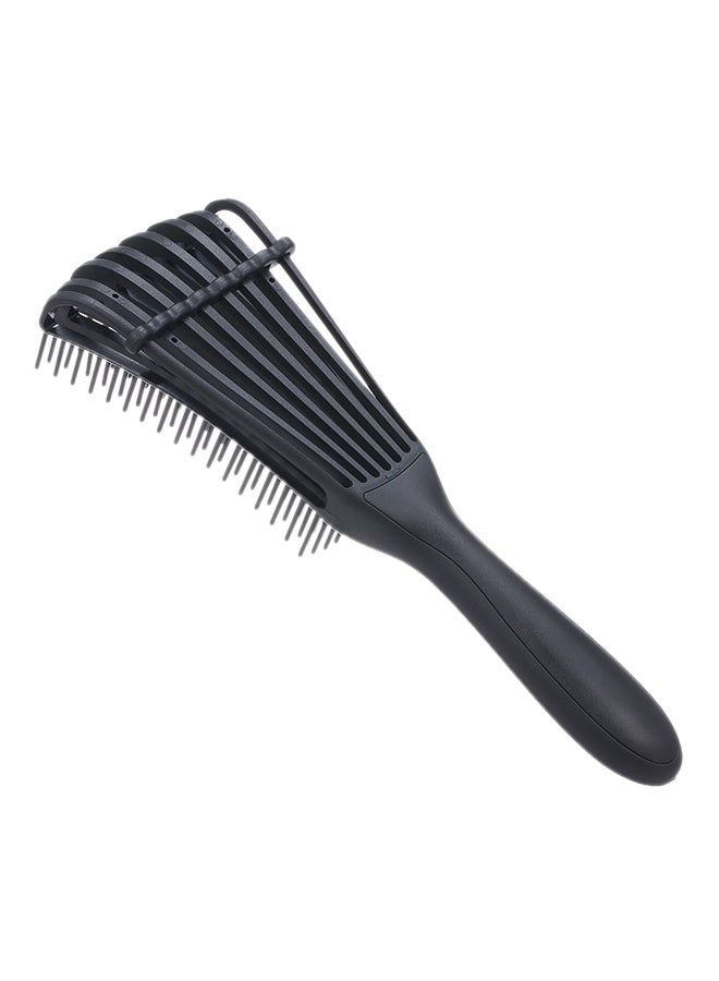 Eight-Claw Soft Scalp Detangle Hair Brush Black 25 x 5 x 4centimeter - Image 1