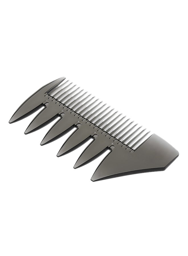 ANSELF Double-sided Wide Tooth Hair Comb Grey 13 x 6 x 1cm - Image 1