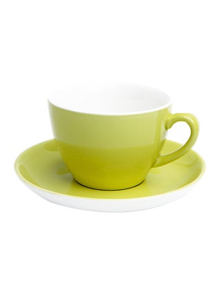 Ceramic Coffee Cup And Saucer Green 16.2x16.2x2.5cm - v1580315305/N33783971A_1