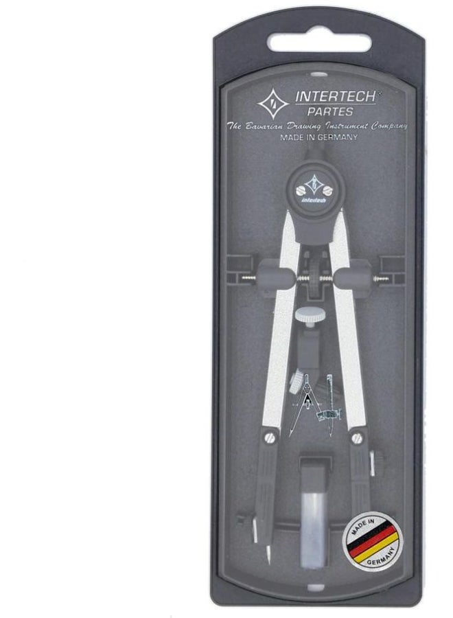 Intertech Geometry Compass Silver/Black  - Image 2