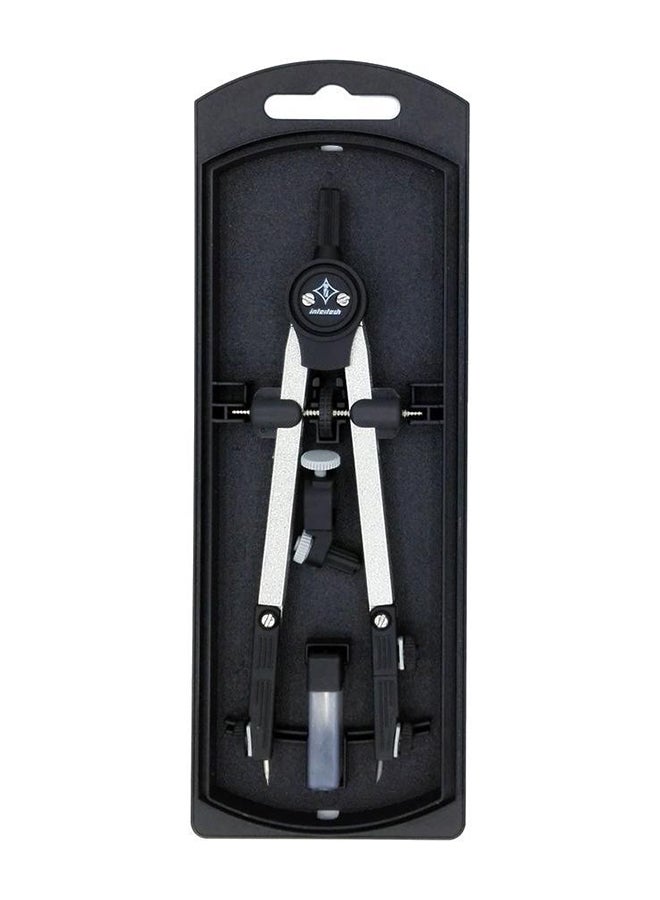 Intertech Geometry Compass Silver/Black  - Image 1