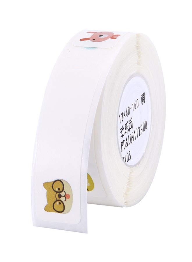 Waterproof Thermal Barcode Printing Label Paper White - Image 1