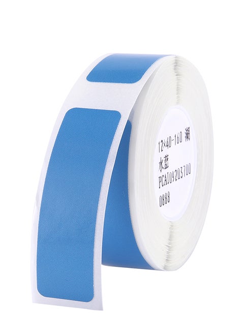 Waterproof Thermal Barcode Printing Label Paper Blue