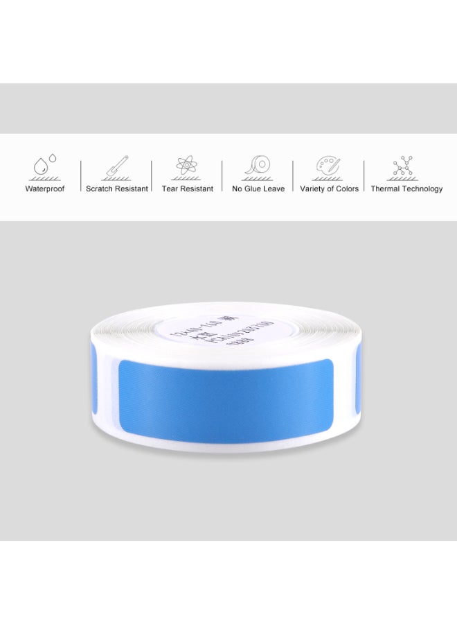 Waterproof Thermal Barcode Printing Label Paper Blue