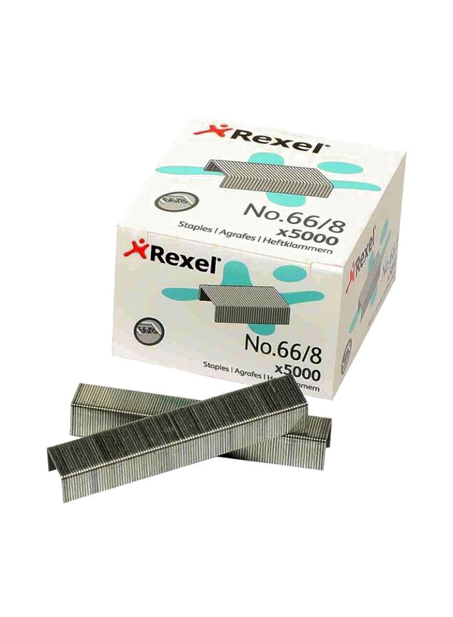 Rexel Pack Of 5000 Staple Pin Silver