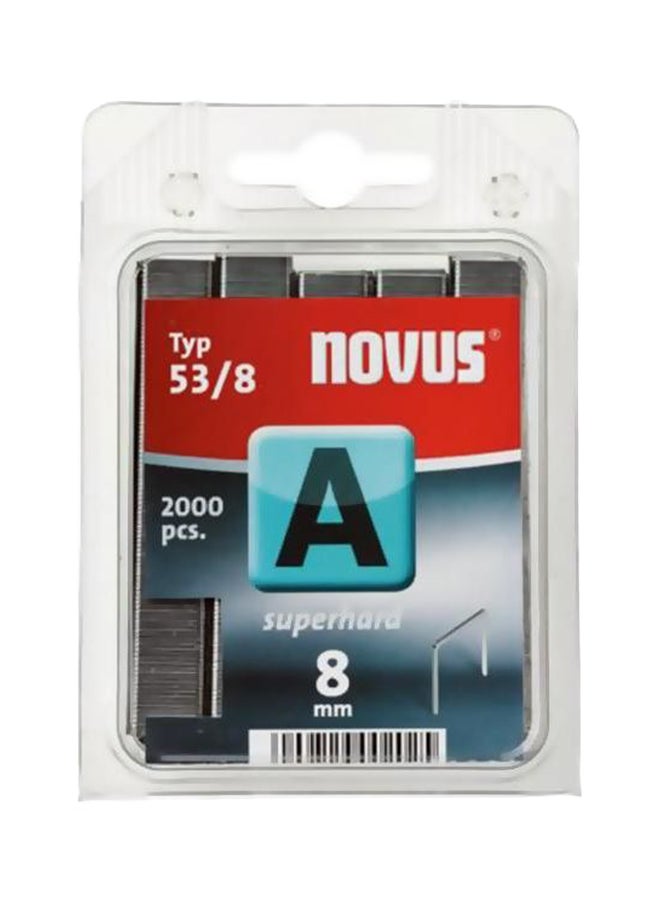 Pack Of 2000 Staple Pin Silver