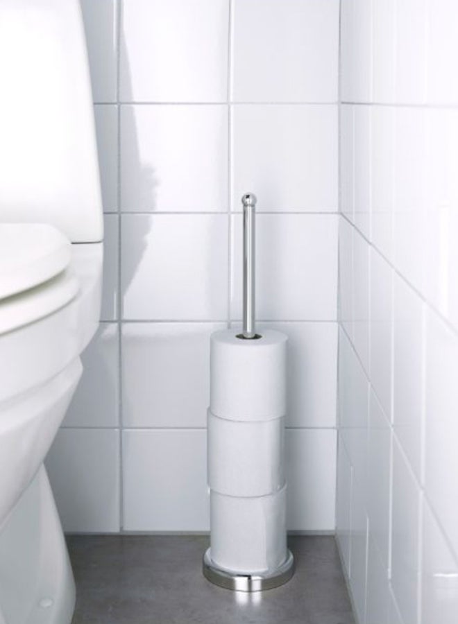VOXNAN Toilet Roll Stand Silver - Image 2