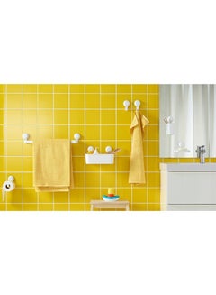Generic Toilet Roll Holder With Suction Cup White 15centimeter  - Image 3