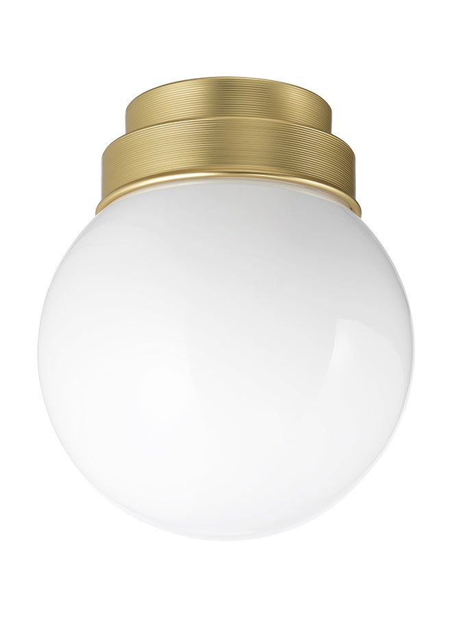 Ceiling Wall Lamp White/Gold 19cm  - Image 1