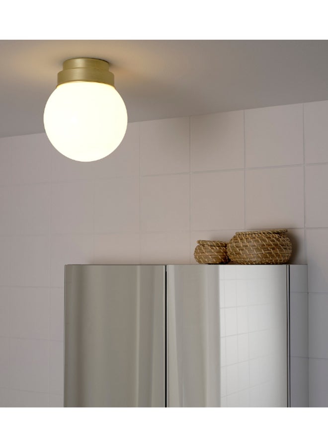 Ceiling Wall Lamp White/Gold 19cm  - Image 2
