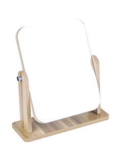 Generic Rotatable Desk Mirror Brown 18 x 13 x 1cm  - Image 1