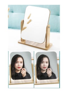 Generic Rotatable Desk Mirror Brown 18 x 13 x 1cm  - Image 2