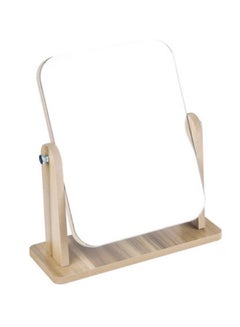 Rotatable Desk Mirror Brown 18 x 13 x 1cm
