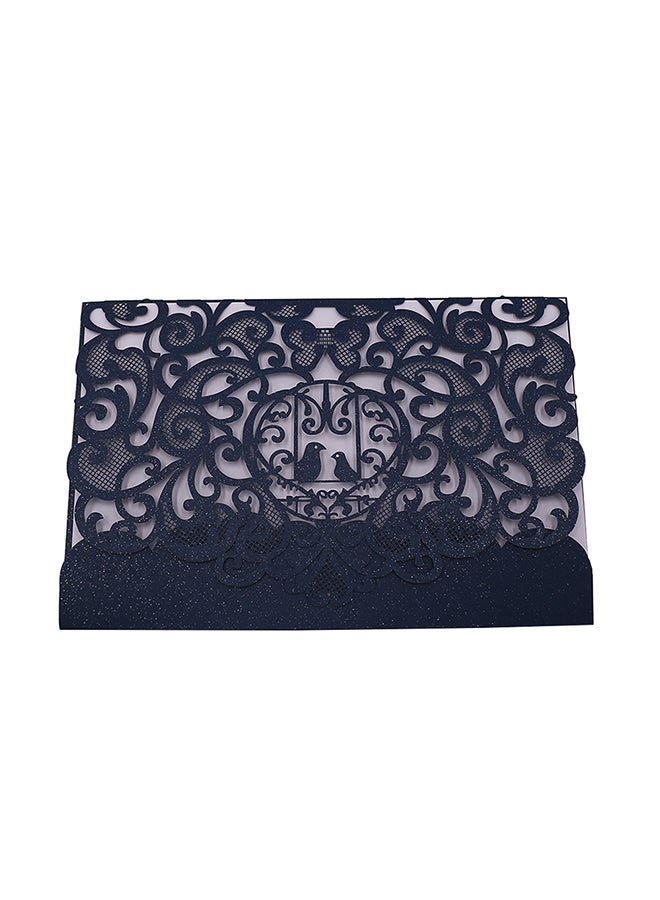 20-Piece Invitation Card Holder Set Blue