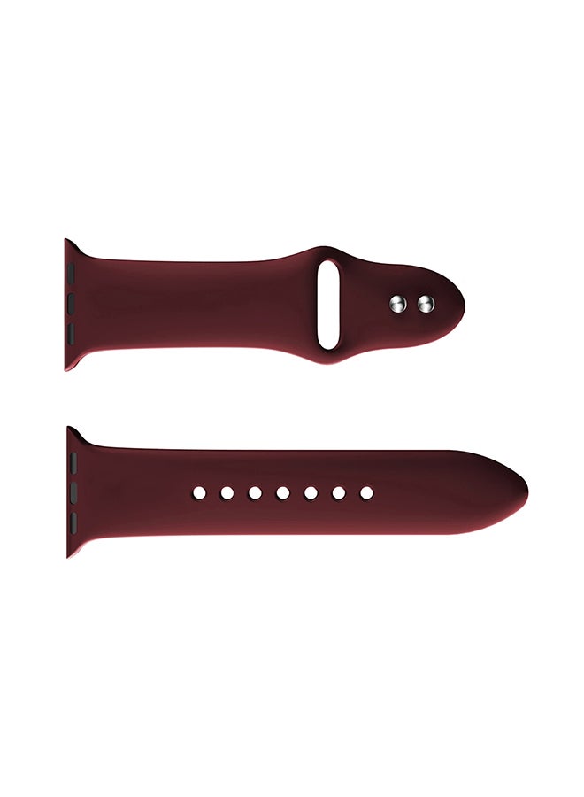 Rubber Digital Watch Band For Apple Watch Series 3/2/1 38Mm