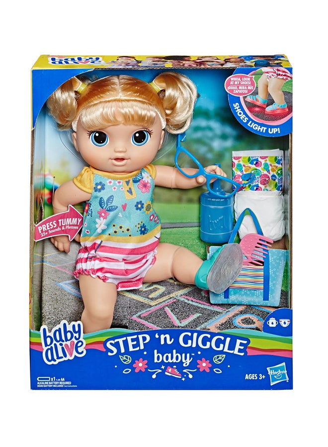 Baby Alive Step And Giggle Baby Blond Hair