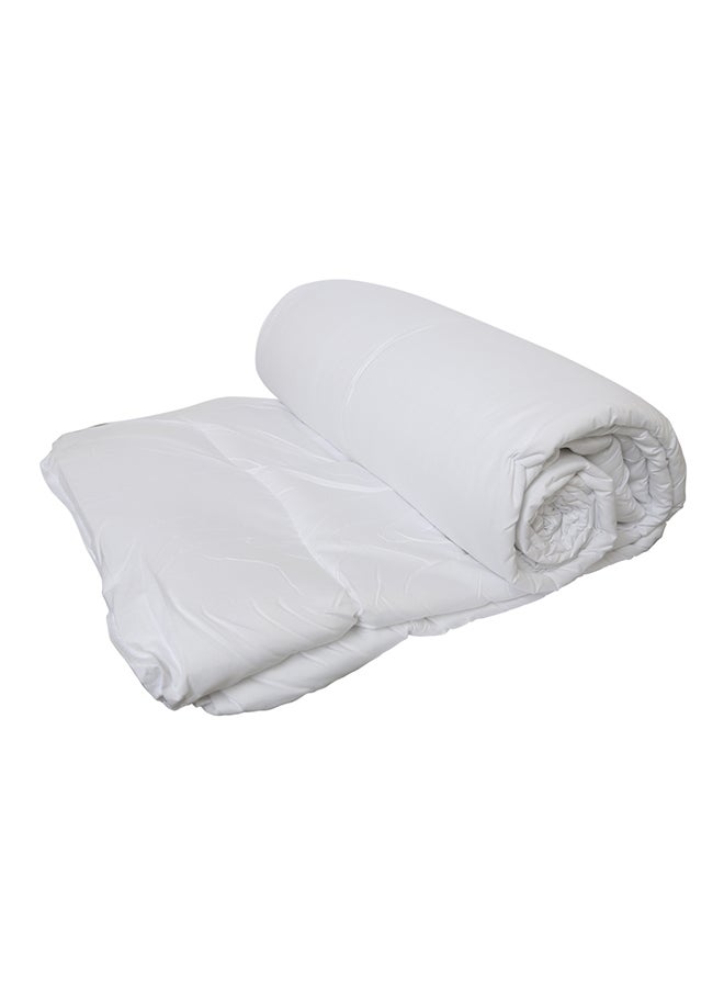 homes r us - Breathable Material Lightweight Duvet Fabric White 260 x 240centimeter - Image 1