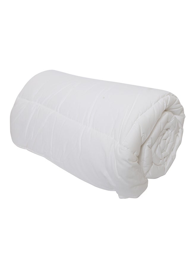homes r us - Breathable Material Lightweight Duvet Fabric White 260 x 240centimeter - Image 1