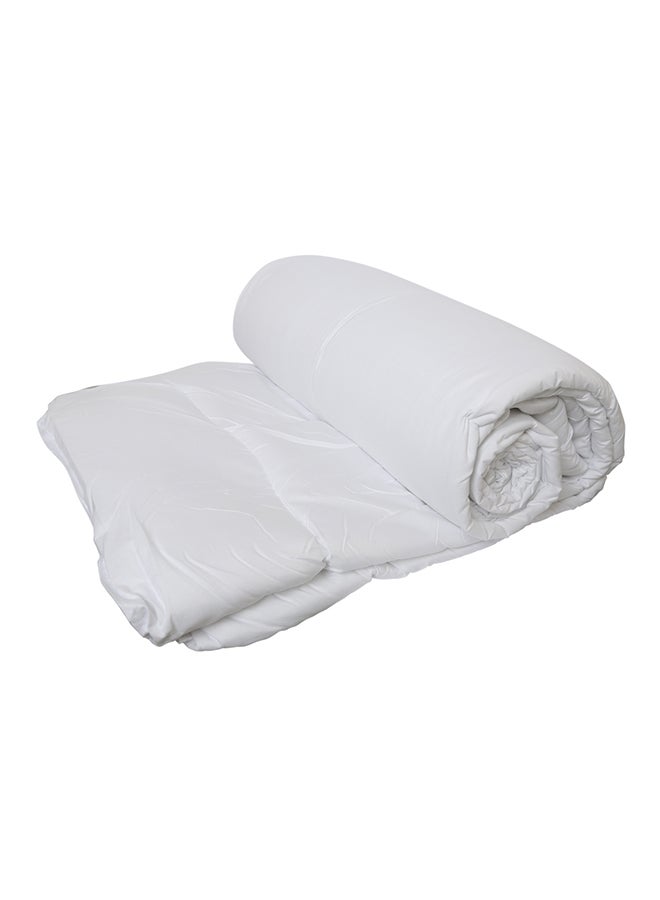 homes r us - Breathable Material Lightweight Duvet Fabric White 230 x 220centimeter - Image 1