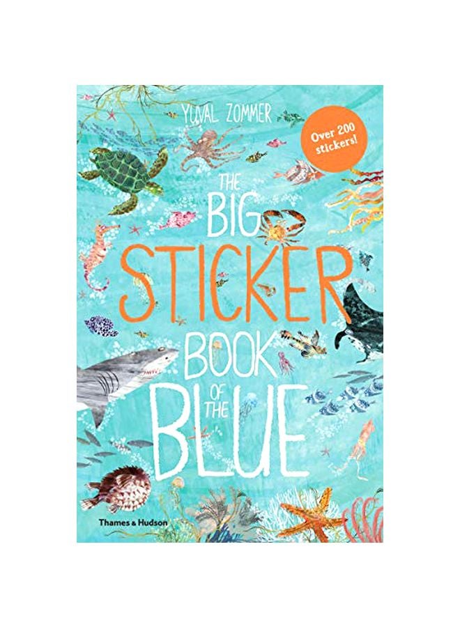 The Big Sticker Book Of The Blue Paperback English by Yuval Zommer - 43361