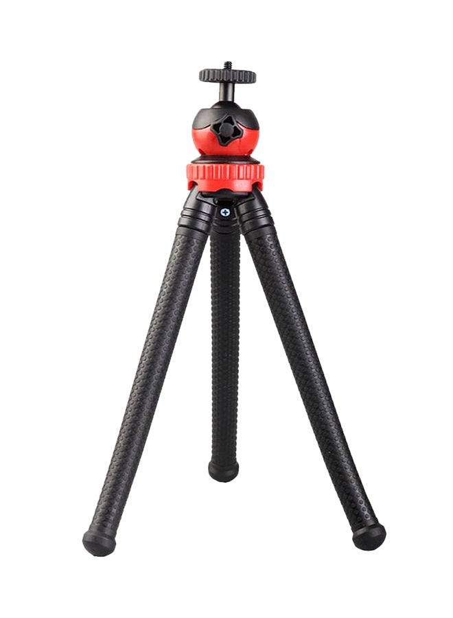 Mini Flexible Tripod Octopus Spider Stand Holder With Ball Head Black - Image 1