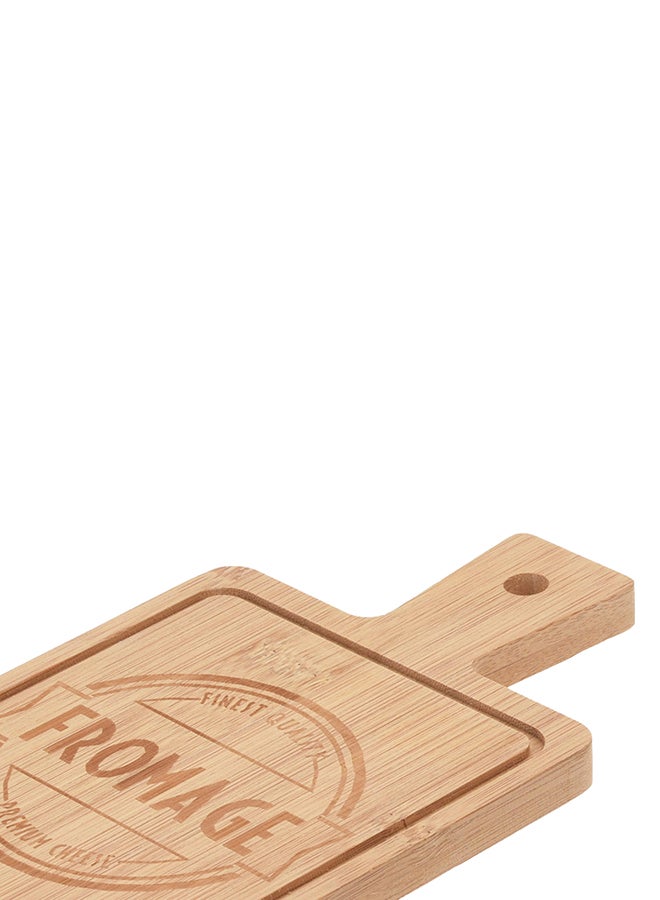 Koopman Bamboo Cheese Board Brown 9cm  - Image 2