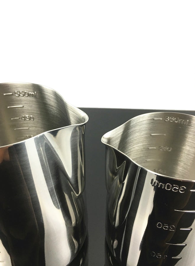 Fankalo Stainless Steel Milk Frother Pitcher Silver 0.35Liters  - Image 4