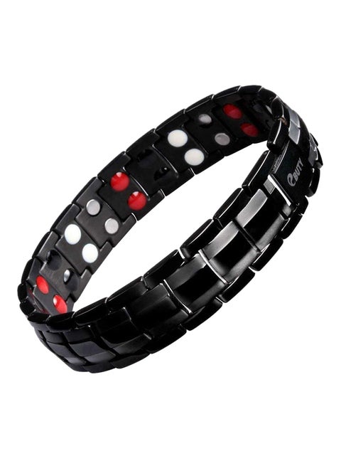 Titanium Magnetic Therapy Double Row Bracelet