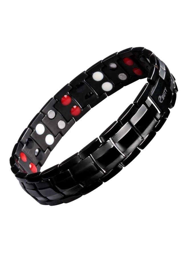 Generic - Titanium Magnetic Therapy Double Row Bracelet - Image 1