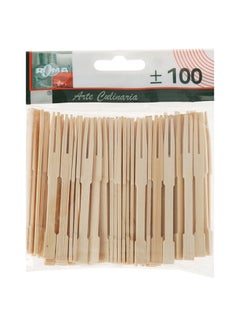 Bamboo Cocktail Forks 9Cm Brown 13centimeter - v1580369011/N33989145A_3