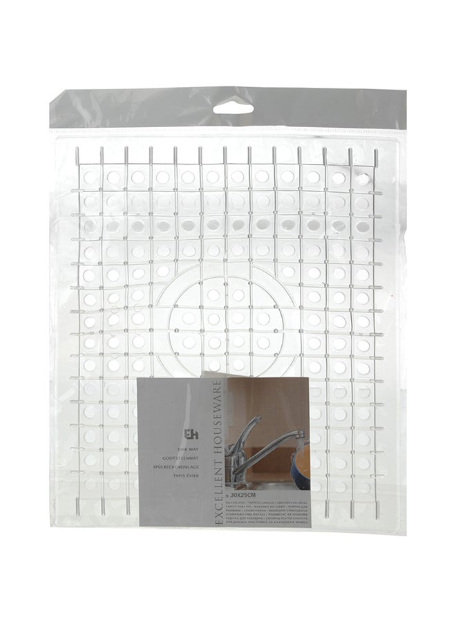 Koopman Square Sink Mat White 30x25cm  - Image 3
