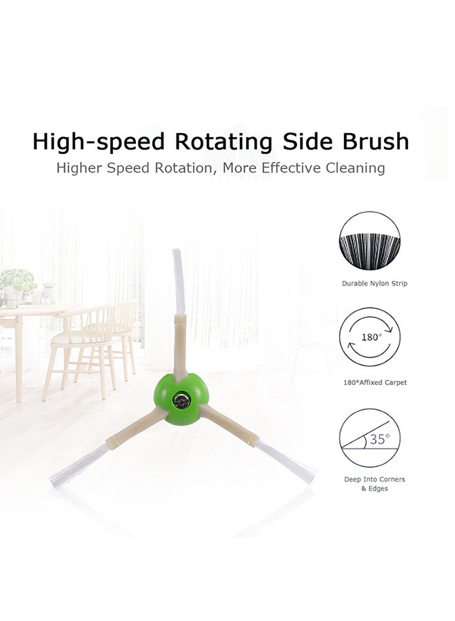 Multi-Surface Rubber Brush Replacement Accessories Kit For Irobot Roomba I7 I7+ I7 Plus E5 E6 E7 Series Robotic Vacuum Cleaner H7048 multicolour  - Image 2