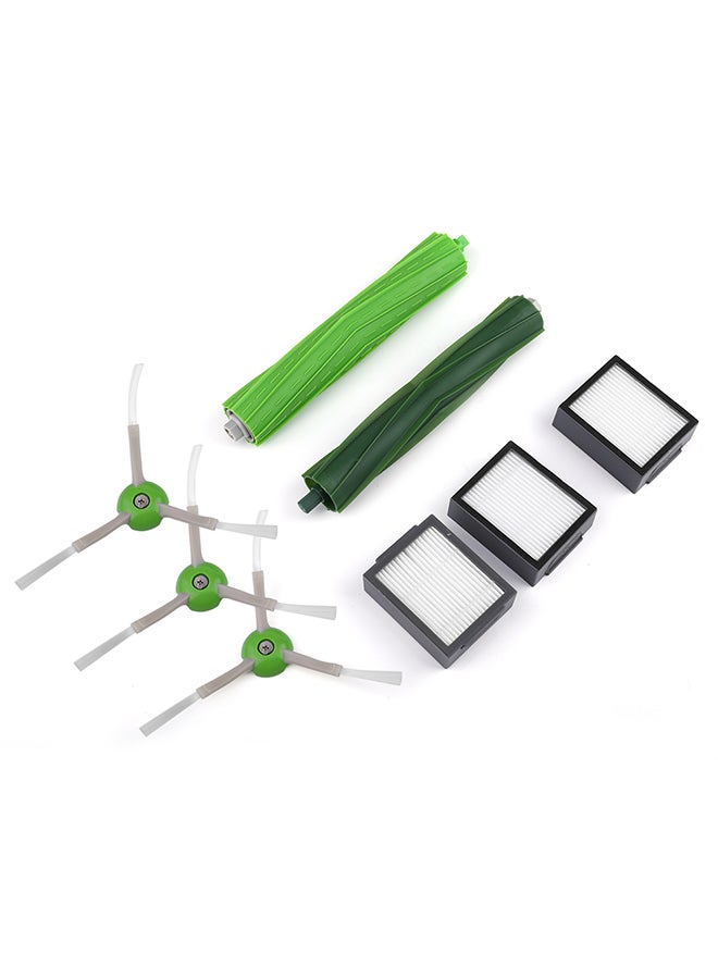 Multi-Surface Rubber Brush Replacement Accessories Kit For Irobot Roomba I7 I7+ I7 Plus E5 E6 E7 Series Robotic Vacuum Cleaner H7048 multicolour  - Image 1