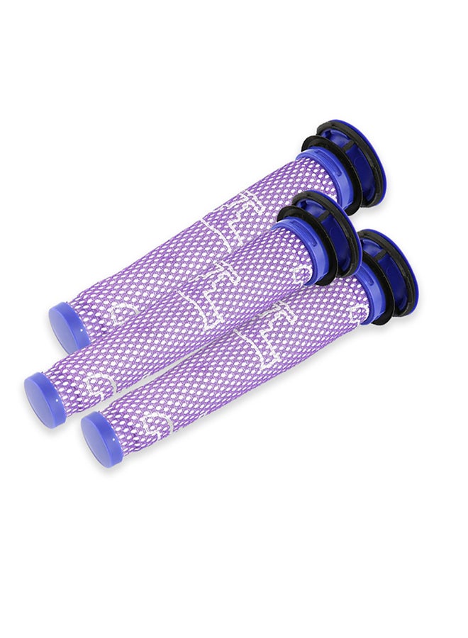3-Piece Pre Filters Hepa Motor Filter Replacement For Dyson V7 V8 Vacuum Cleaner XD934 blue  - Image 1