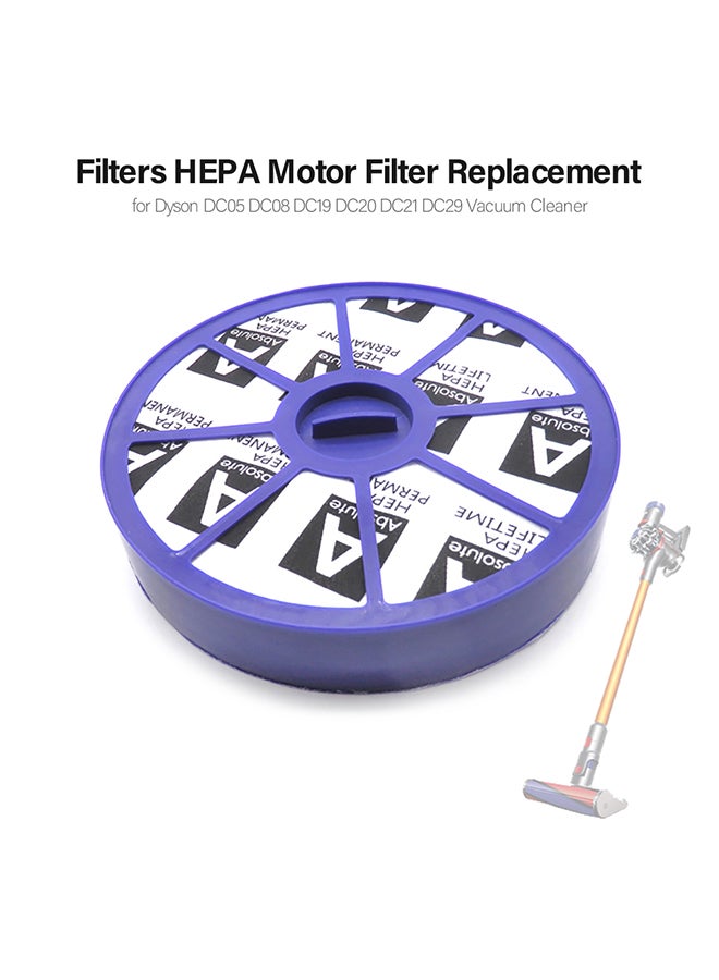 Generic - Hepa Motor Filter Replacement For Dyson Dc05 Dc08 Dc19 Dc20 Dc21 Dc29 Vacuum Cleaner D912 blue - Image 1