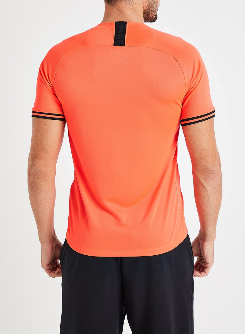 Nike - PSG Logo BRT STAD Jersey Orange/Black - Image 1