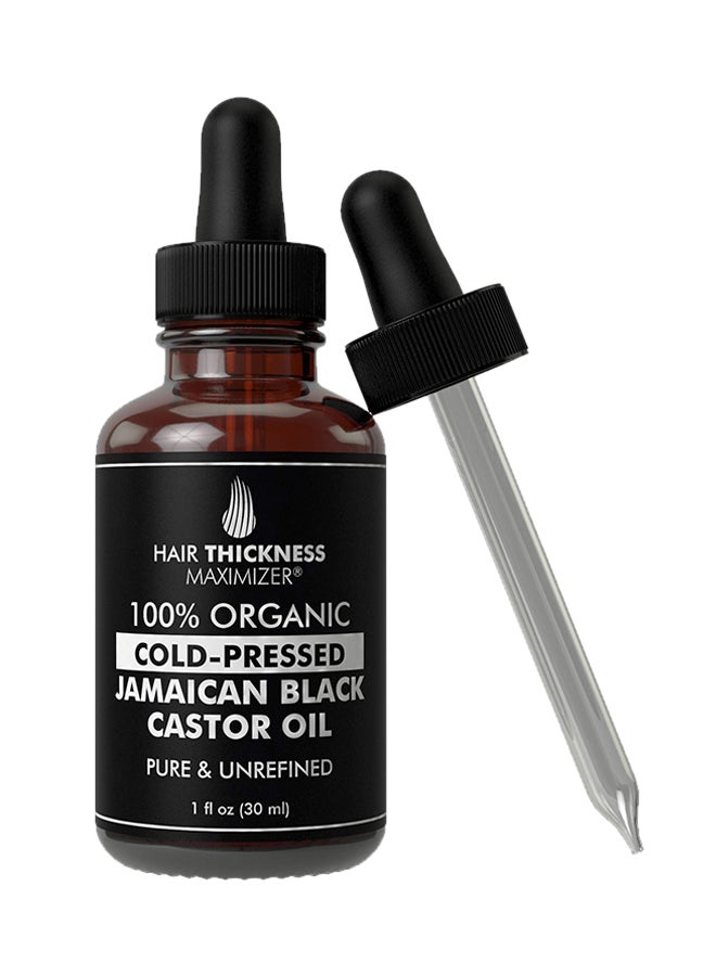 هير ثيكنيس ماكسيمايزر زيت خروع أسود جامايكي عضوي المعصور على البارد - Image 1