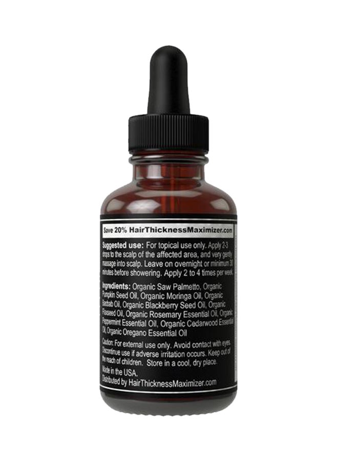 هير ثيكنيس ماكسيمايزر زيت خروع أسود جامايكي عضوي المعصور على البارد - Image 2